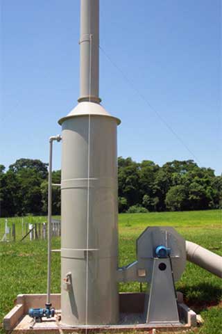 Lavadores de Gases Torre de Enchimento